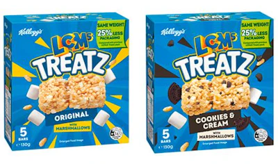 The company reports that the revised packaging format reduces paper usage by approximately 25%.