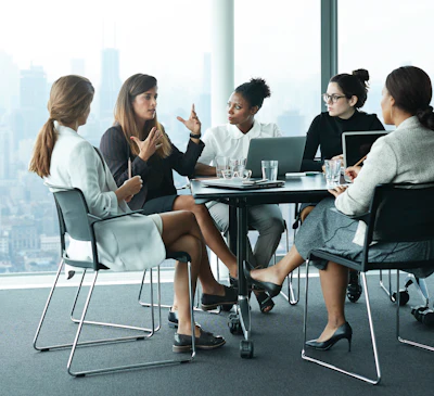 Oem 0626 Women's Leadership She Leads Stock Image