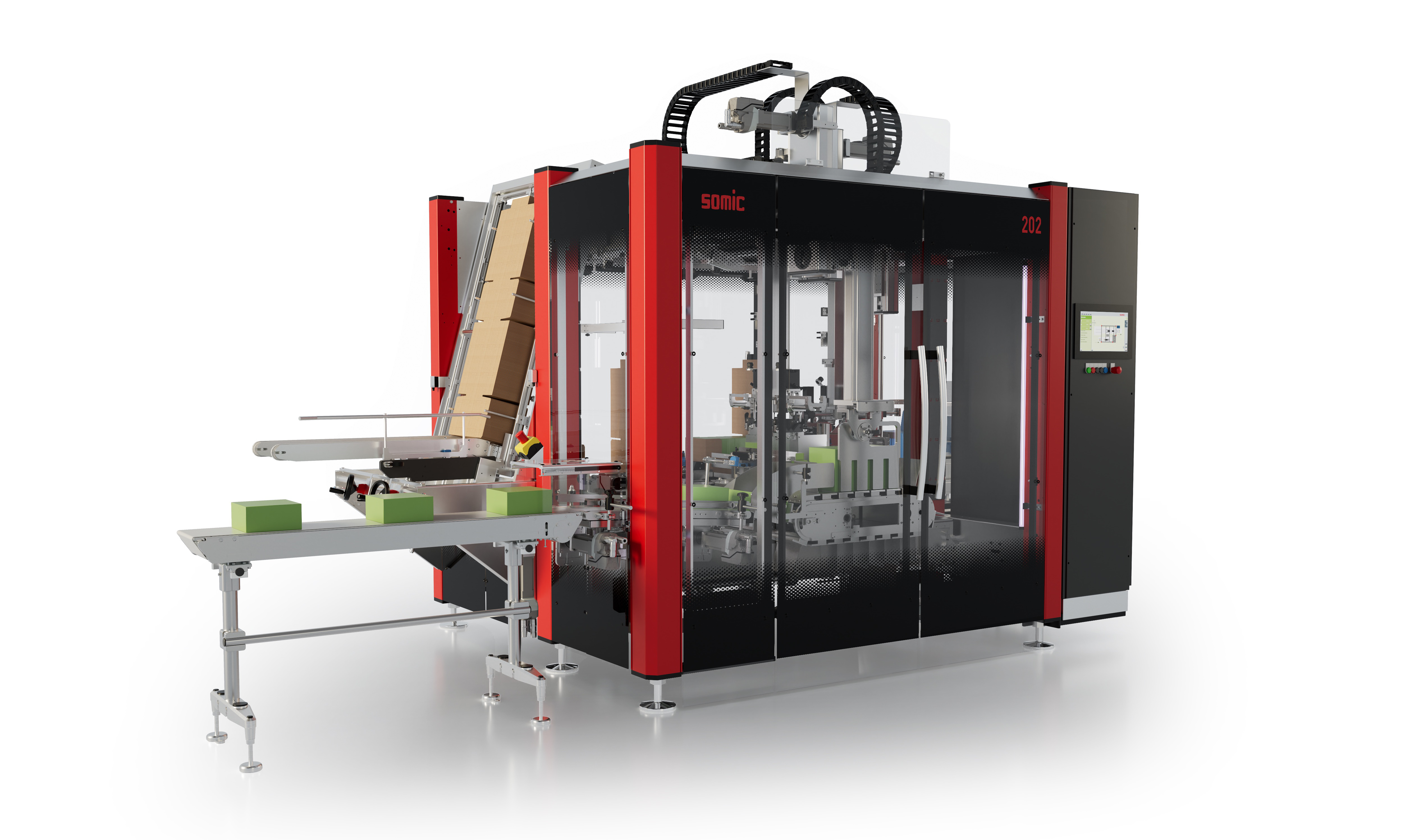 The new SOMIC 202 will be introduced to the North American market at PACK EXPO International 2026.