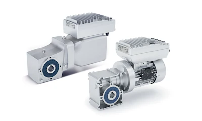 NORD gear motors with NORDAC ON/ON+ variable frequency drives.
