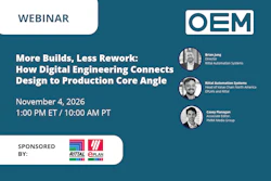 Webinar announcement: More Builds, Less Rework - Digital Engineering in Production, November 4, 2026, featuring speakers Brian Jung, Rittal Automation Systems Head, and Casey Flanagan, PMMI Media Group, sponsored by Rittal and EPLAN.