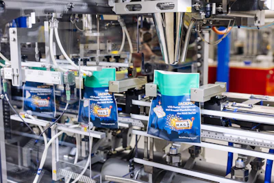 XTS intelligent transport technology also enables scalable MAG-B operation from simplex to triplex indexing. Other features include on-the-fly clamping, controlled shaking for product settling, and optimized nitrogen filling.