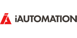 iAUTOMATION logo with red chevron symbol and black text